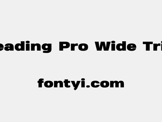 Heading Pro Wide Trial