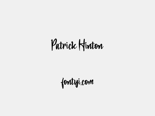 Patrick Hinton