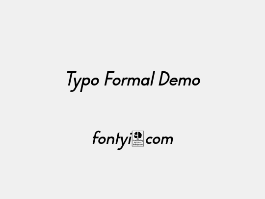 Typo Formal Demo