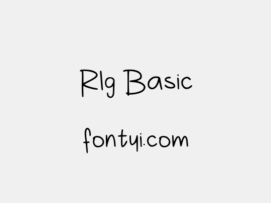 Rlg Basic