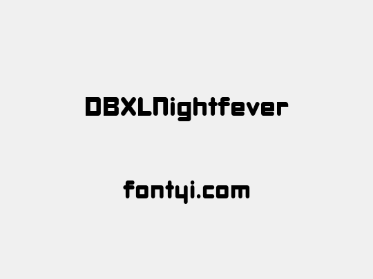 DBXLNightfever