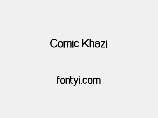 Comic Khazi