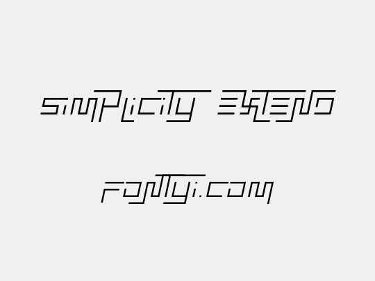 Simplicity Extend