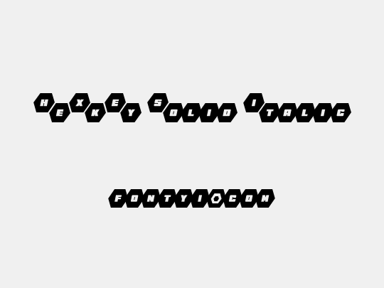 HeXkEy Solid Italic