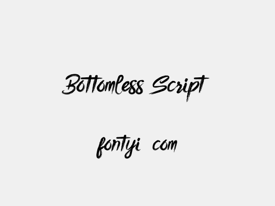Bottomless Script