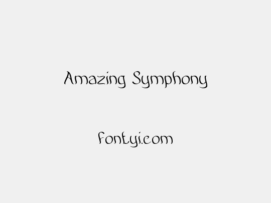 Amazing Symphony