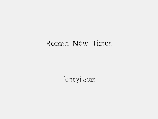 Roman New Times