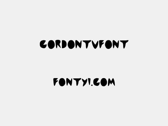 cordontvfont