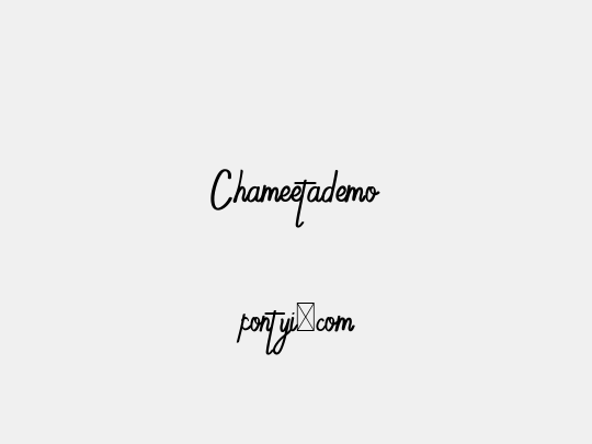 Chameetademo