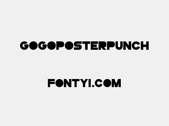 GoGoPosterPunch