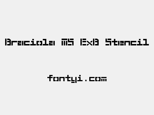Braciola MS ExB Stencil