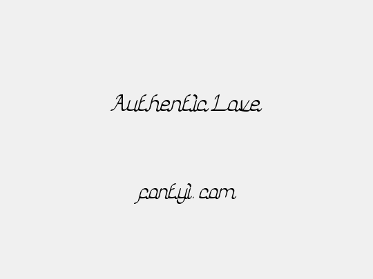 Authentic Love