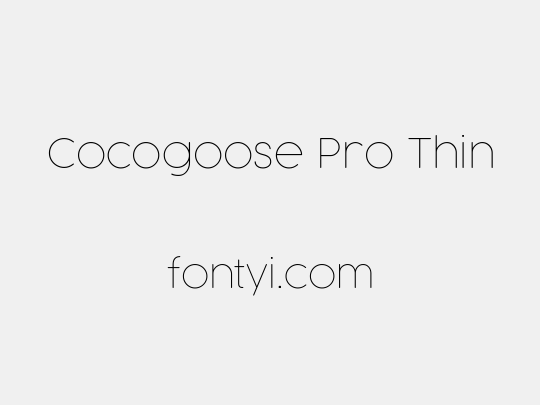 Cocogoose Pro Thin