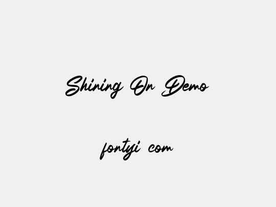 Shining On Demo