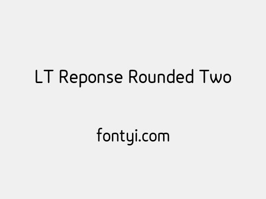LT Reponse Rounded Two
