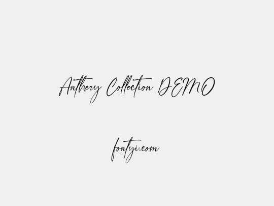 Anthery Collection DEMO