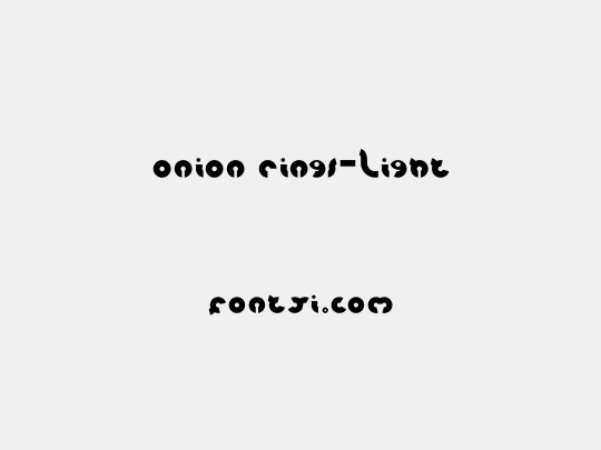 onion rings-Light