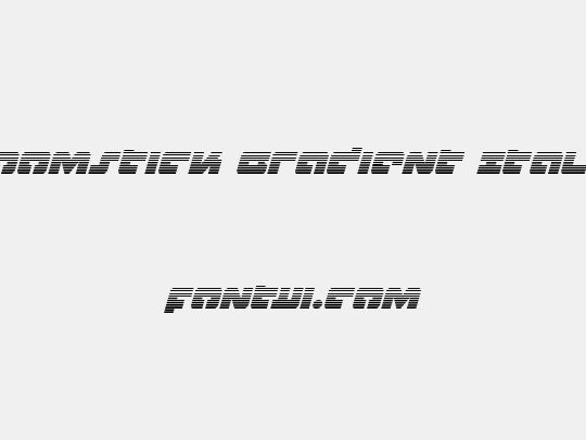 Boomstick Gradient Italic