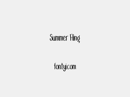 Summer Fling