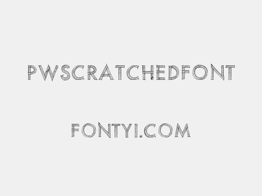 PWScratchedfont