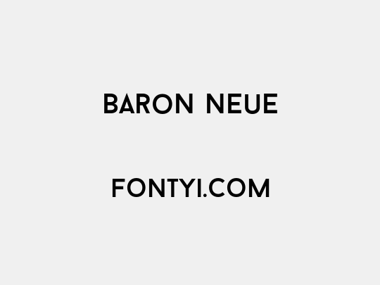 Baron Neue