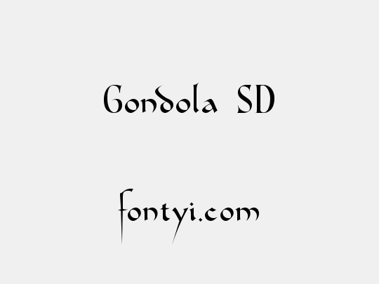 Gondola SD