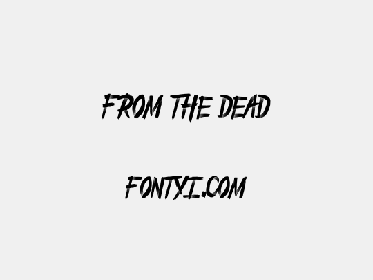 From_the_Dead