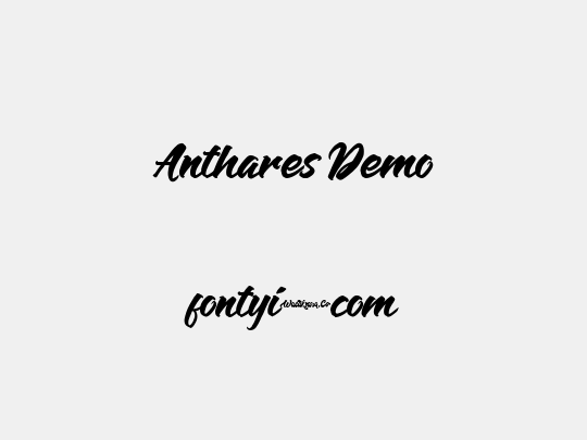 Anthares Demo