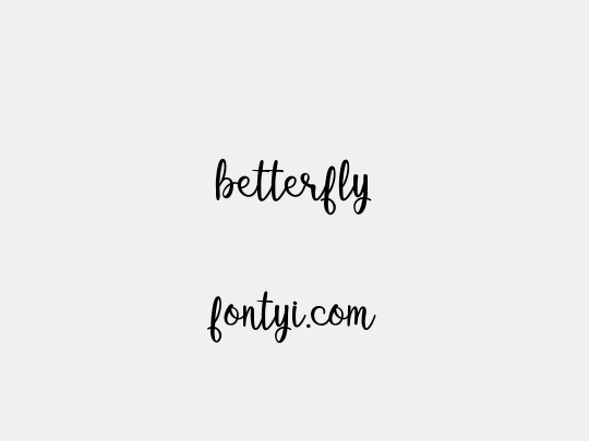 betterfly