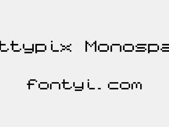 Bittypix Monospace