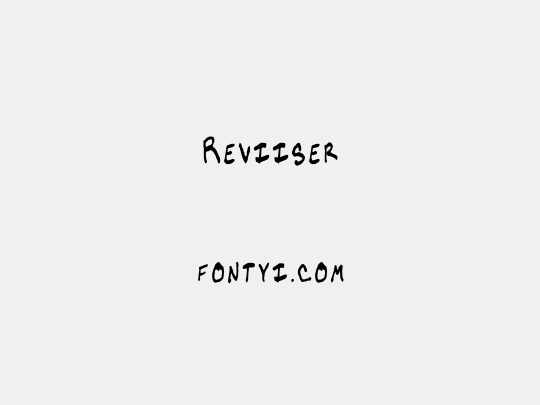 Reviiser