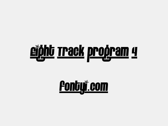 Eight Track program 4