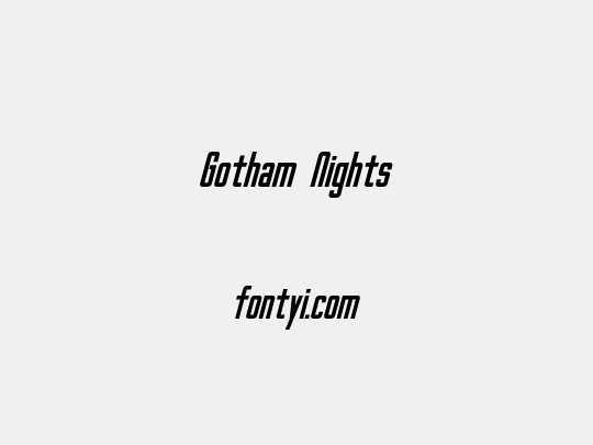 Gotham Nights