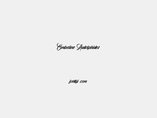 Ombeline Ludolphides