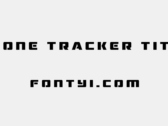 Drone Tracker Title