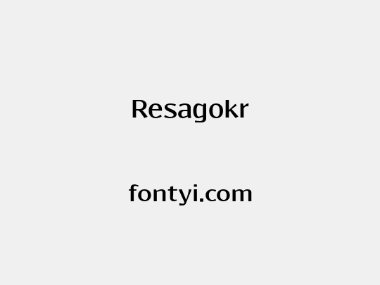 Resagokr