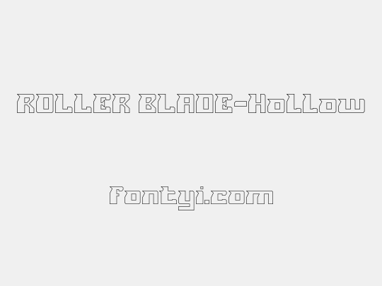 ROLLER BLADE-Hollow