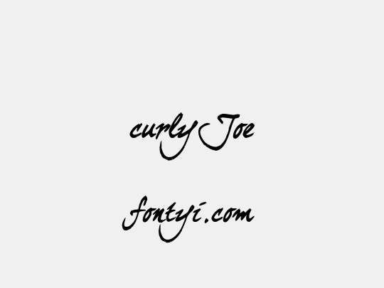 curlyJoe