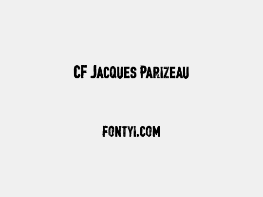 CF Jacques Parizeau