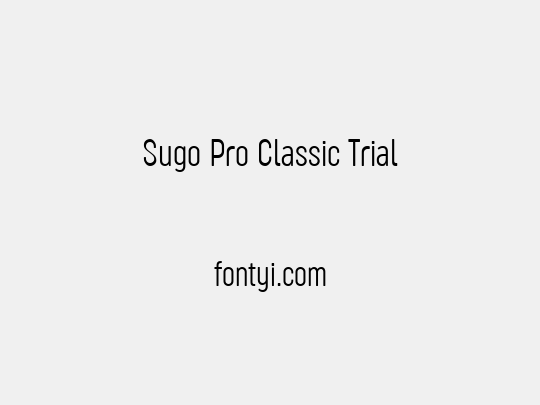Sugo Pro Classic Trial