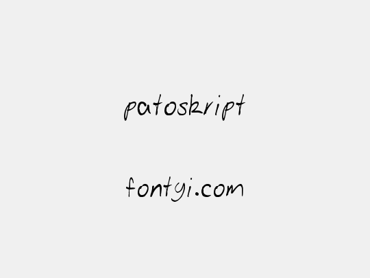 patoskript