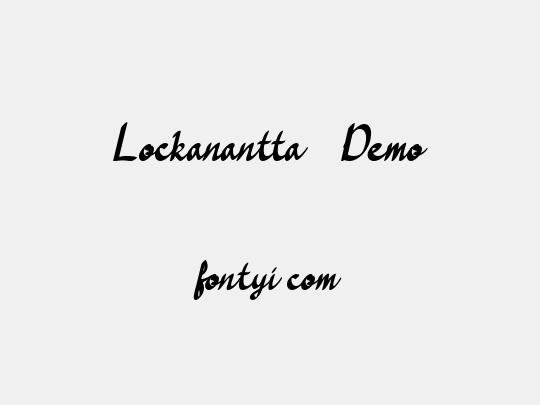Lockanantta - Demo