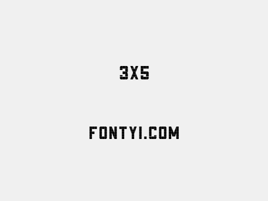 3x5