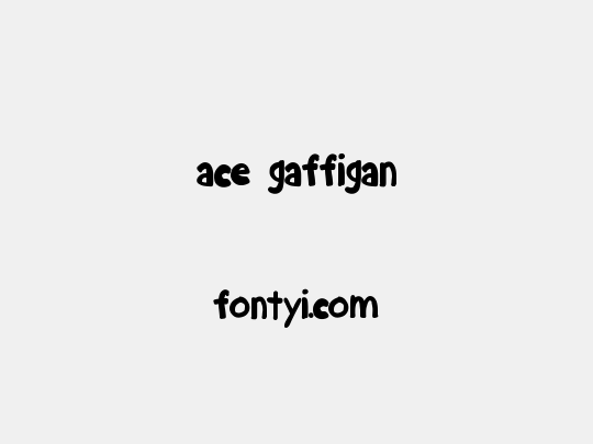 ace gaffigan
