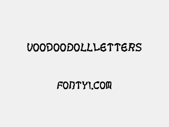 VoodooDollLetters