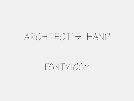 Architect's Hand