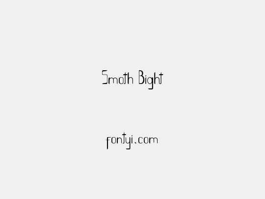Smoth Bight