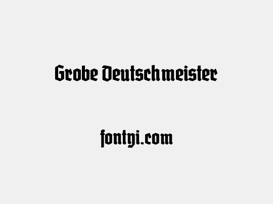 Grobe Deutschmeister