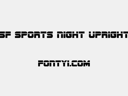 SF Sports Night Upright
