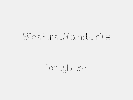 BibsFirstHandwrite
